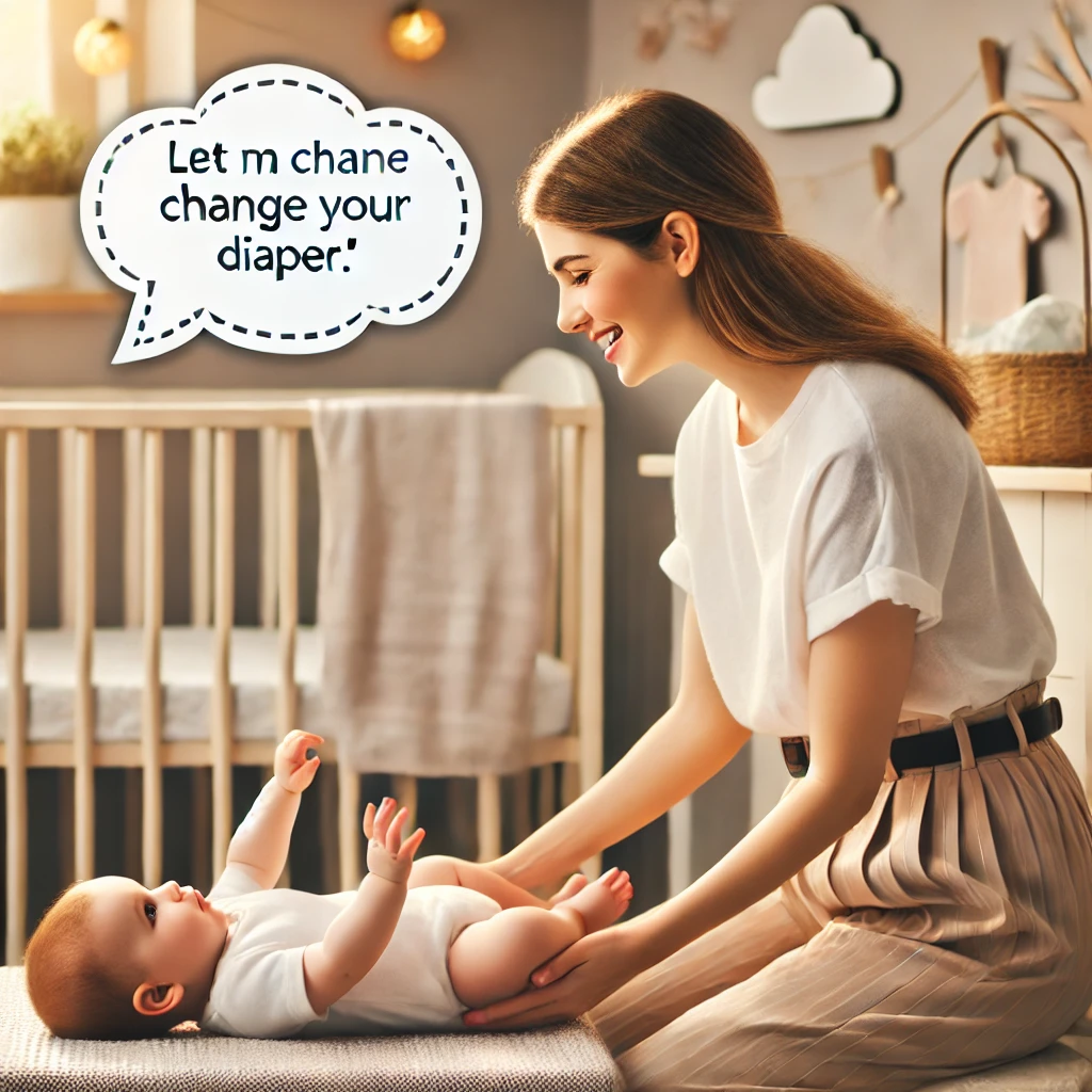 Let me change your diaper