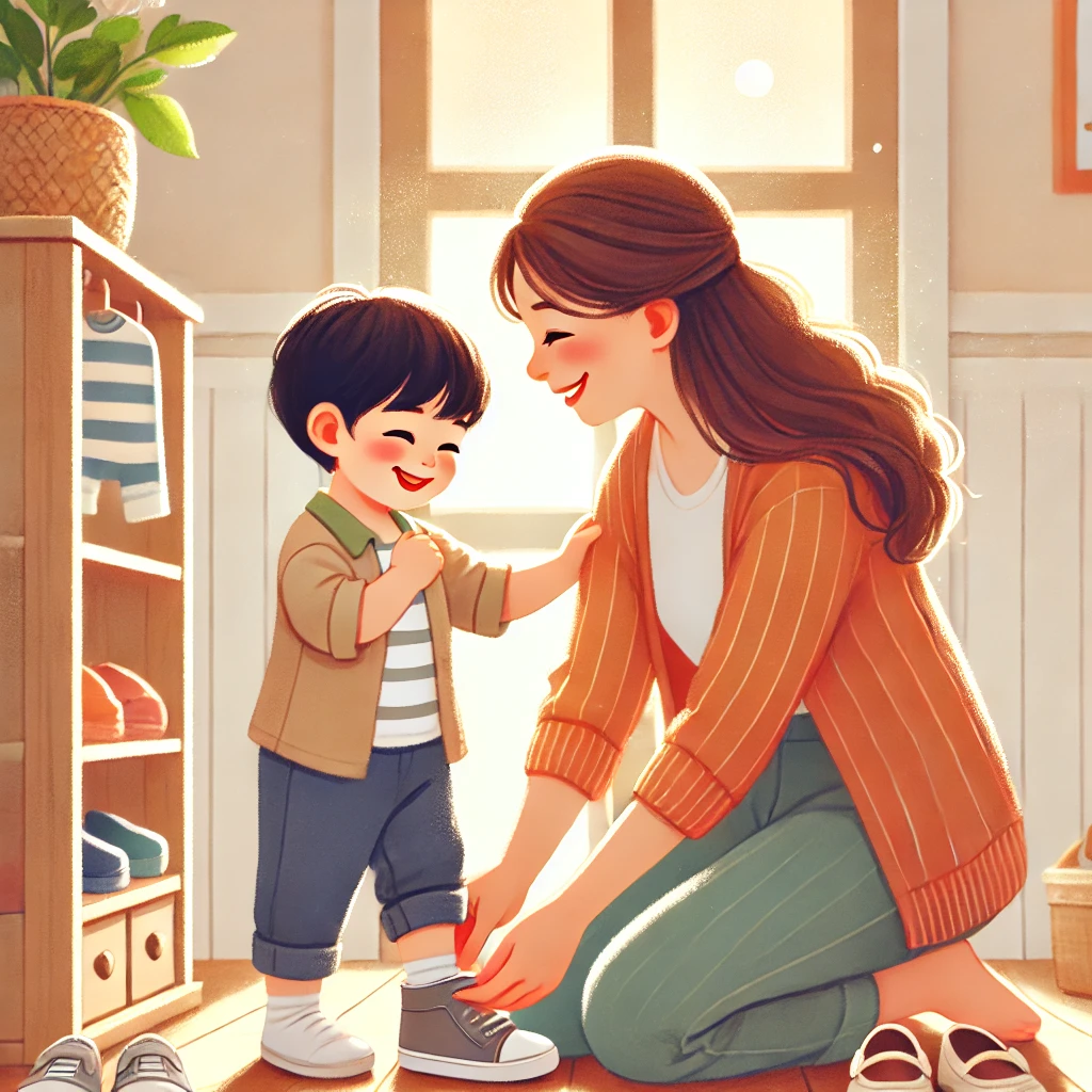 Let’s put on your shoes