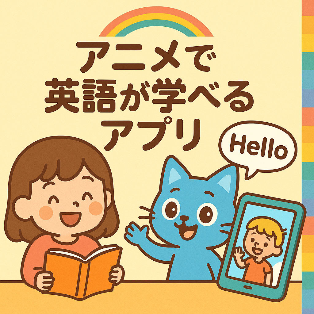子どもがハマる！アニメで英語が学べるおすすめアプリ8選｜幼児〜小学生向け