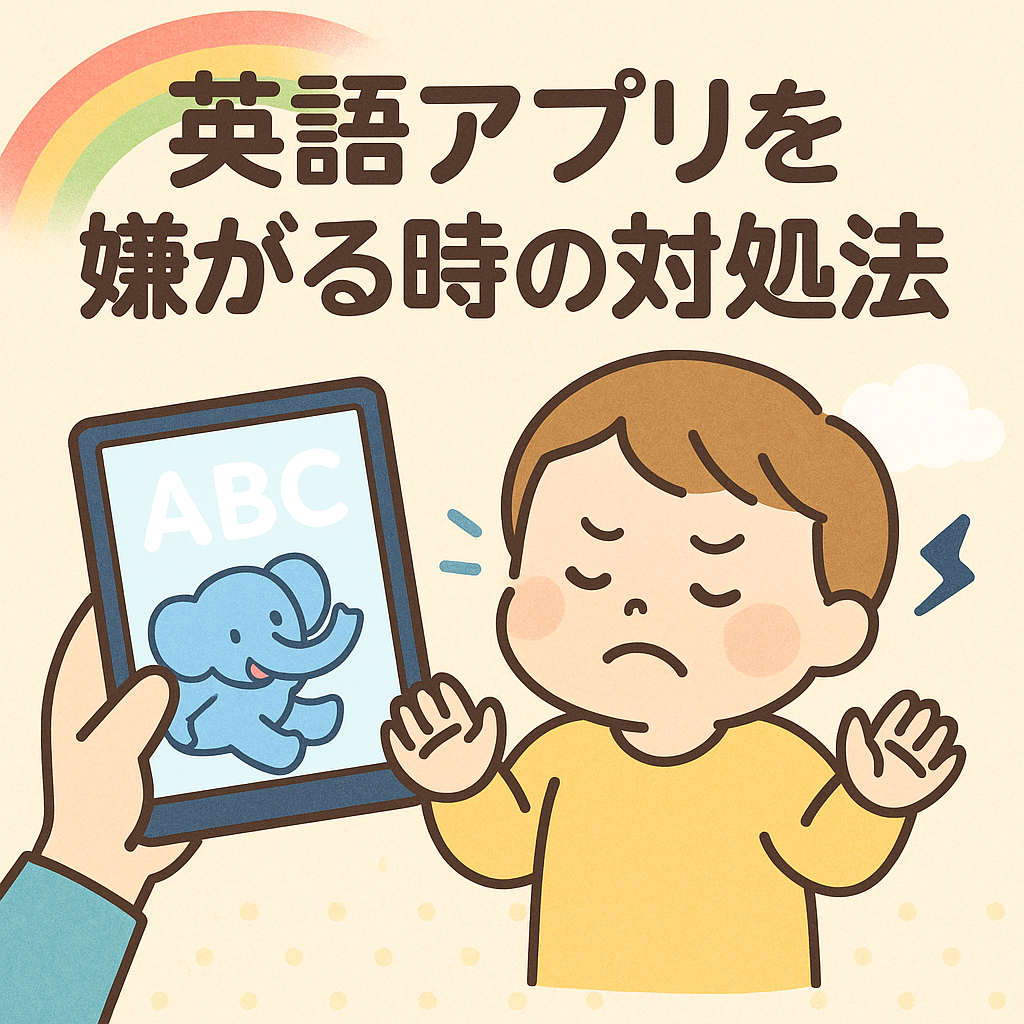 英語アプリを嫌がる理由と対処法｜幼児期に無理なく続けるコツ