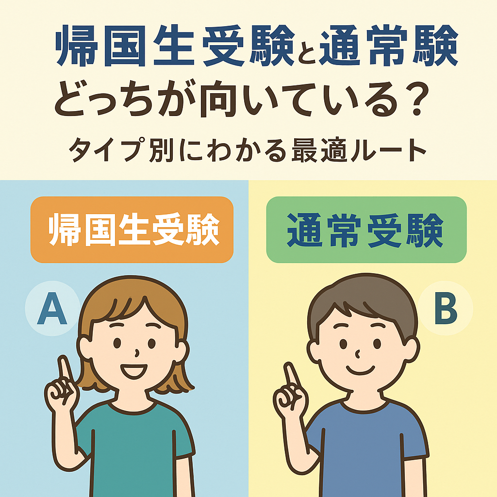帰国生受験と通常受験