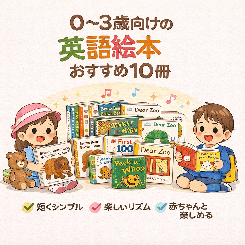 0〜3歳向けの英語絵本おすすめ10冊